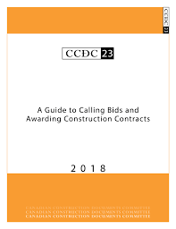 CCDC 23-2018 - A Guide to Calling Bids and Awarding Contracts