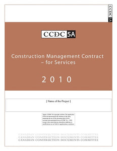 CCDC 5A - 2010 - Construction Management Contract - for Services (Contract Document)